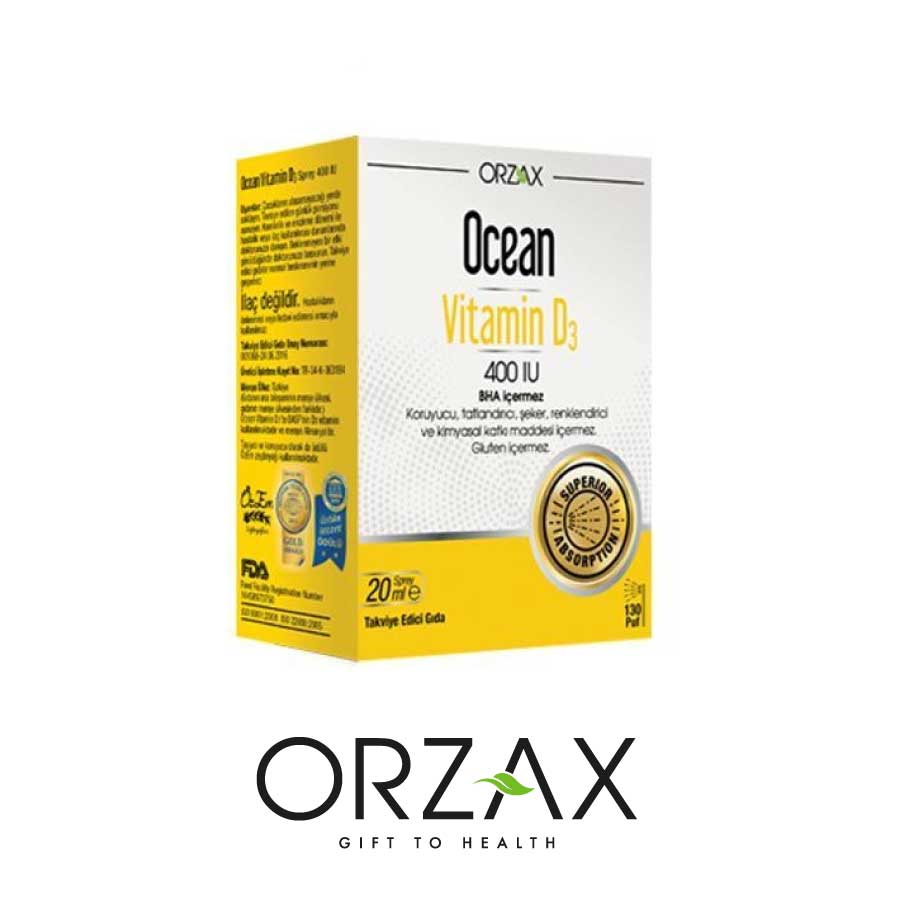 Ocean Vitamin D3 400 IU 20 ml D Vitamini Takviye Sprey Myeczanem