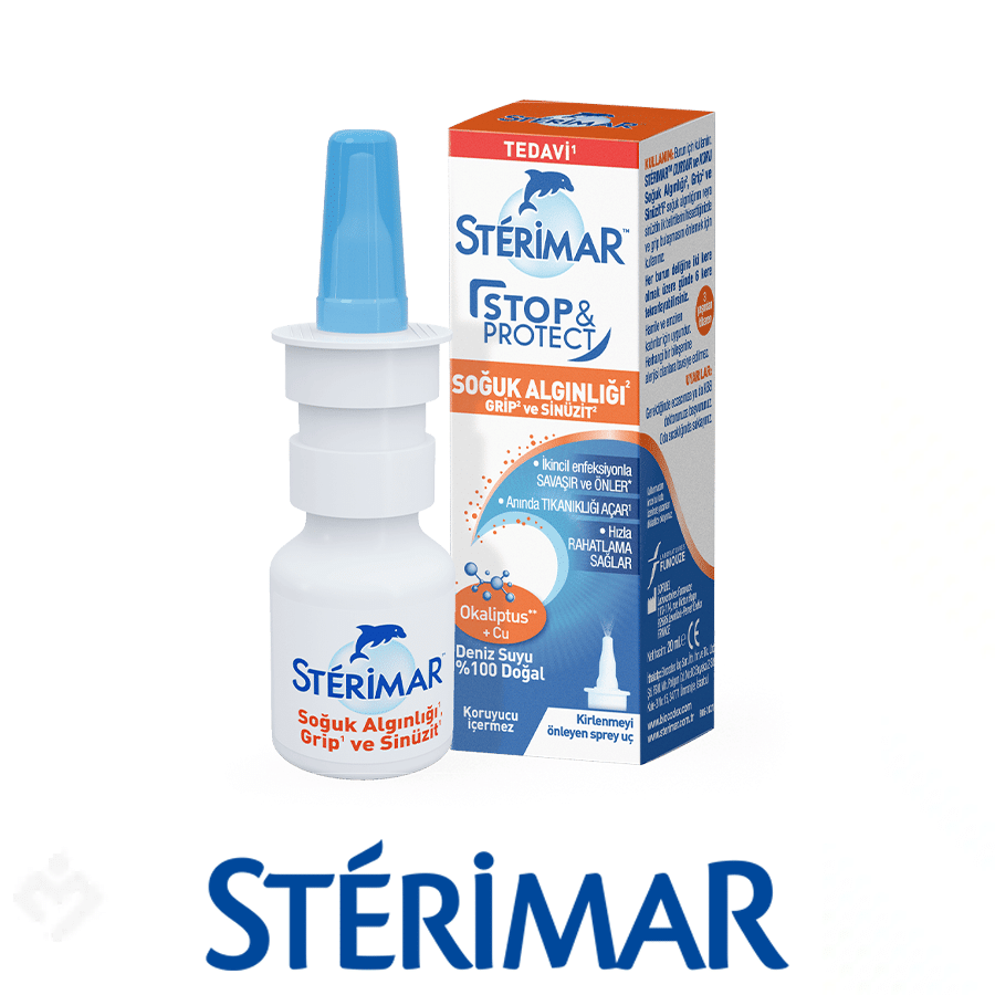 Sterimar Soğuk Algınlığı, Grip ve Sinüzit Burun Spreyi 20ml