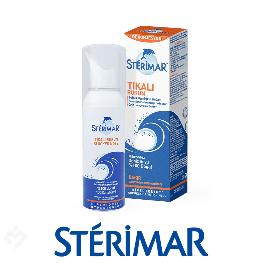 Sterimar Yetişkin Tıkalı Burun Spreyi 100ml