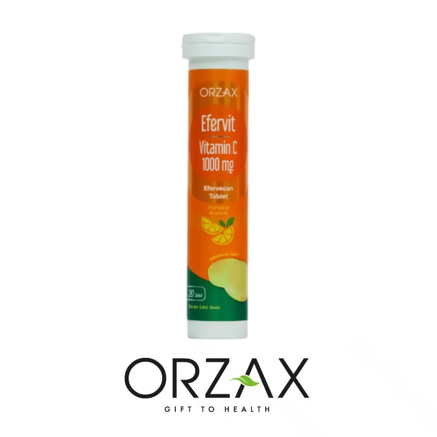 Efervit Vitamin C 1000 mg 20 Efervesan Tablet ürün görseli