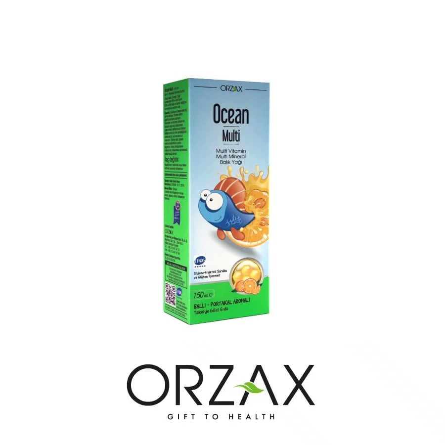 Ocean Multi Şurup Ballı-Portakal Aromalı 150ml myeczanem