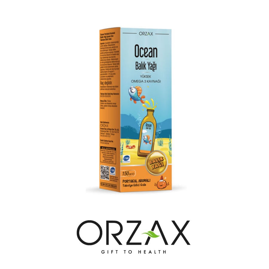 Ocean Omega3 Şurup 150 ml Portakal Aromalı